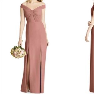 Social Bridesmaid dress in dessert rose